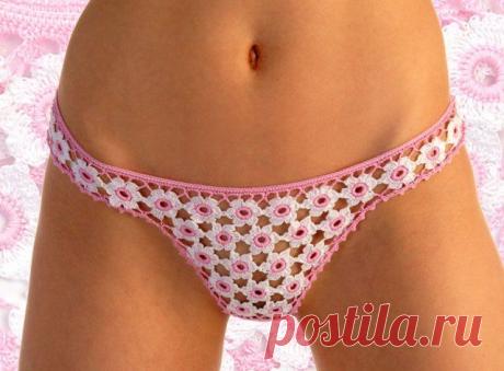 ВЯЗАНЫЕ ТРУСИКИ. - Купальники - Вязание крючком -МАСТЕР-КЛАССЫ ПО РУКОДЕЛИЮ- Страна рукоделия