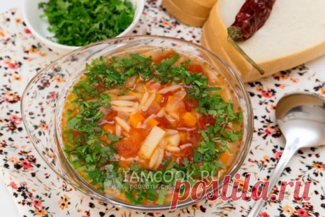 Готовим томатный суп с пастой орзо - Вкусные рецепты