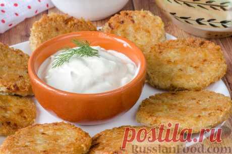 Рецепт: Драники с овсяными хлопьями на RussianFood.com