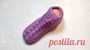 СВЯЖЕМ ЗА 2 ЧАСА💥Следки на двух спицах без швов🔥