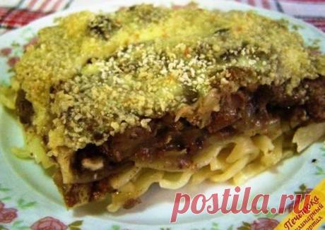 Запеканка из макарон,сыра и куриной печени Автор рецепта ИРУША - Cookpad