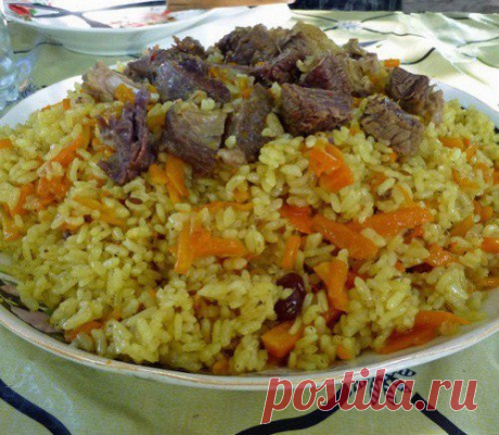 Плов по-узбекски на мясном бульоне  / Всё за еду!