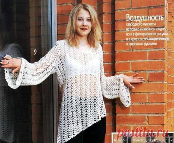 ВЯЗАНИЕ.КРЮЧОК.БЛУЗКИ И ПУЛОВЕРЫ