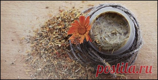 Маска из календулы