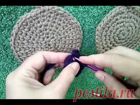 Как связать ровный круг/ уроки легкого вязания крючком / crochet lessons