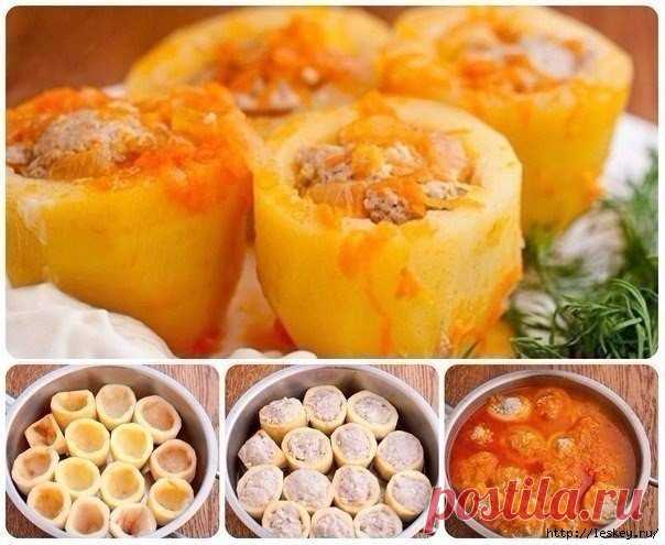 Фаршированная картошечка