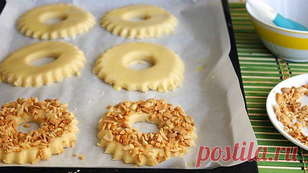 Песочные кольца с арахисом - На праздник - Рецепты - Дети@Mail.Ru