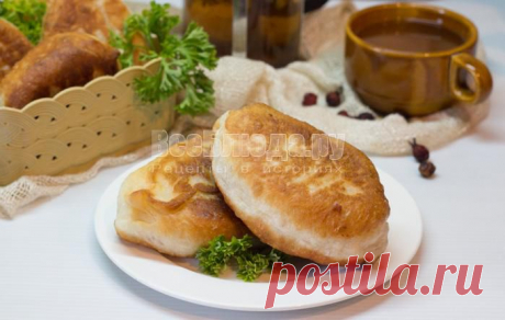Рецепт жареных пирожков с . Жареные пирожки с картошкой и луком | Все Блюда