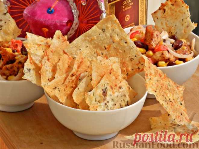 Рецепт: Чипсы из лаваша на RussianFood.com