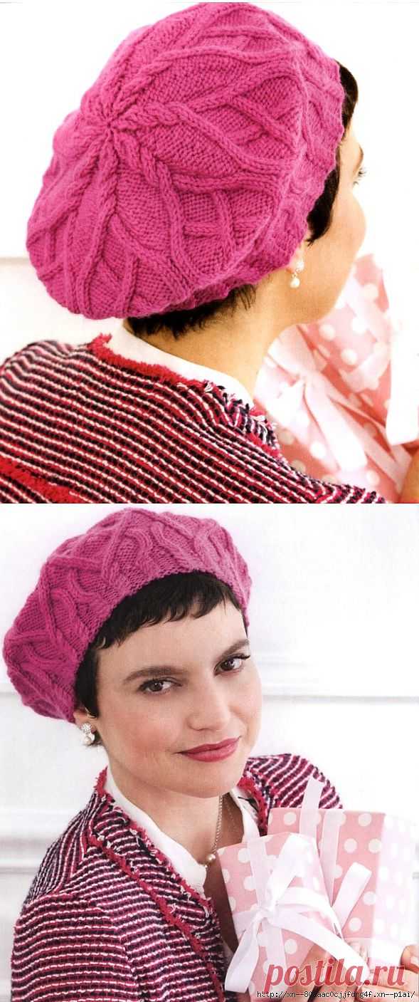 Розовый берет.
