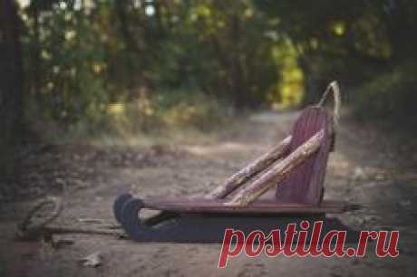 Image of Woodsy Wonders, Hand Crafted, Portland Barn Board Sleigh (Toddler Size)
