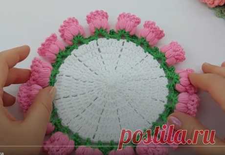 crochet bouquet blanket