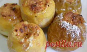 Яблочные десерты. Рецепты фаршированных яблок