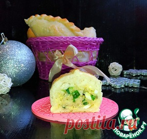 Пирожки с рисом и яйцом