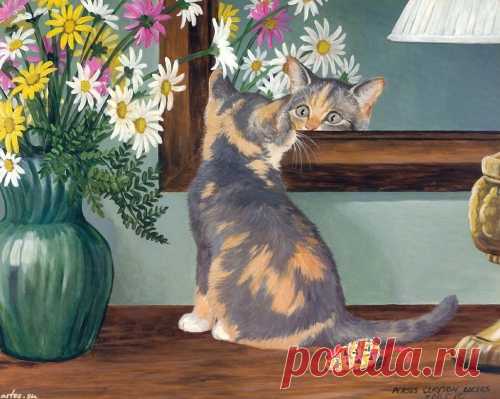 Художник-анималист Persis Clayton Weirs (98 работ) » Картины, художники, фотографы на Nevsepic