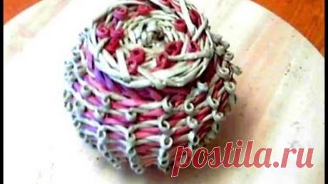 МК ВАЗЫ РИСУНКОМ "ВЕРЕВОЧКА С ПЕТЕЛЬКАМИ"