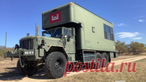 Впечатляющий автодом на базе военного AM General M36A3 выставят на торги 26 января 
