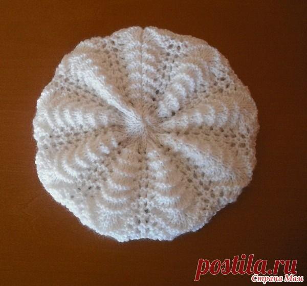 АЖУРНЫЙ БЕРЕТ "ВЕЕРОЧКИ" - Страна Мам