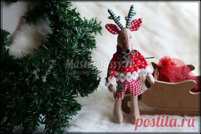 Тильда олень – Рождество. Мастер класс. Часть 2