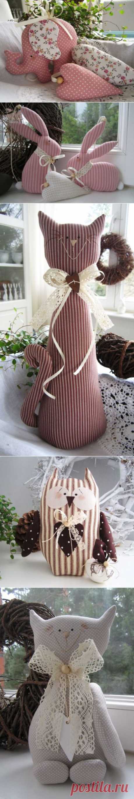 Meu Mundo Craft: Bichinhos de pano e amor