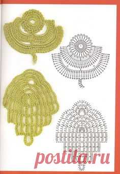 Feuilles colorées et leurs grilles gratuites ! | Flower Bouquet - Crochet