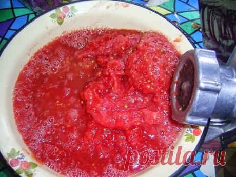 Соус из помидоров с болгарским перцем