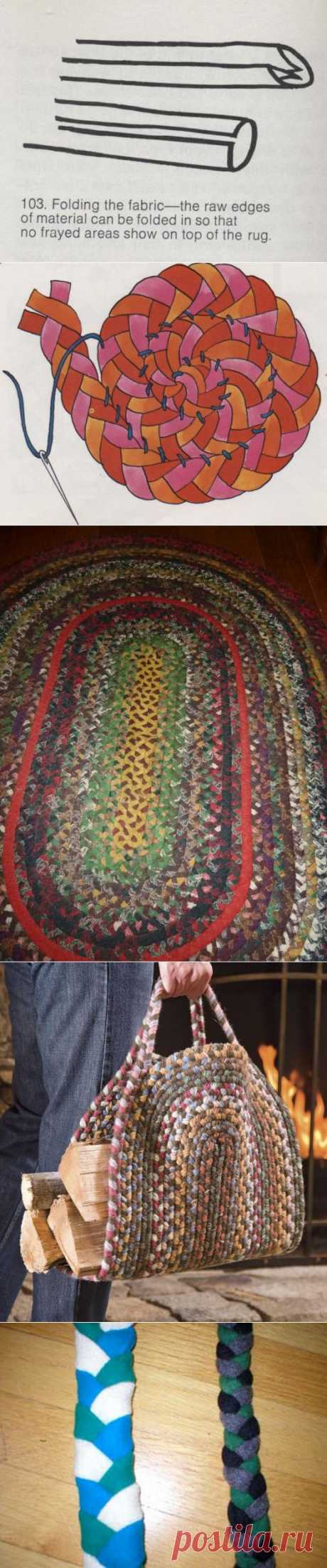 Коврики из кос Braided Rugs