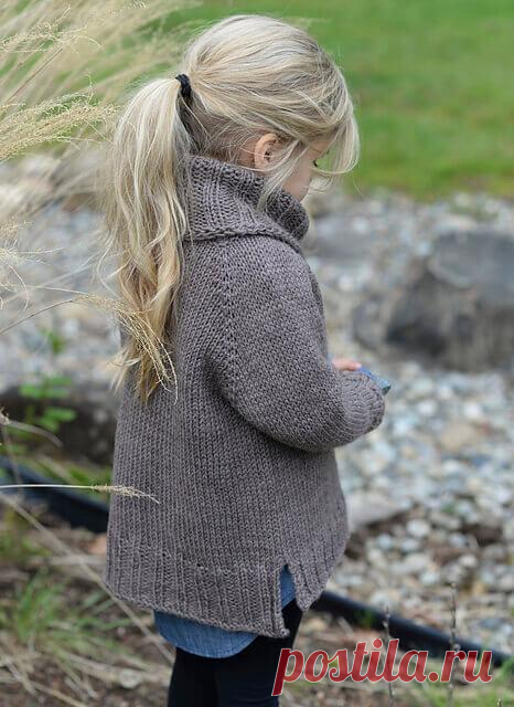 Свитер для девочки: как связать спицами