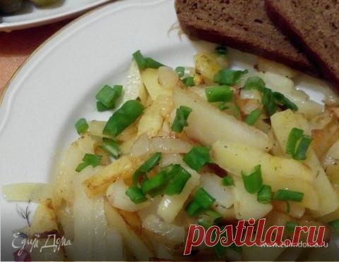 Жареная картошка с яблоками от Тоси Кислициной