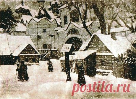 Зимние праздники на Руси в живописи