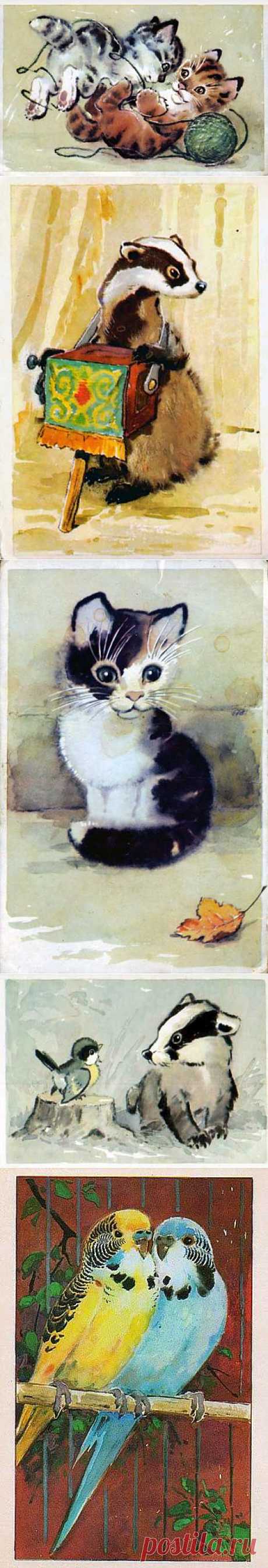 Иллюстрации и открытки Гамбургера Леонида Эмильевича (78 работ) » Картины, художники, фотографы на Nevsepic