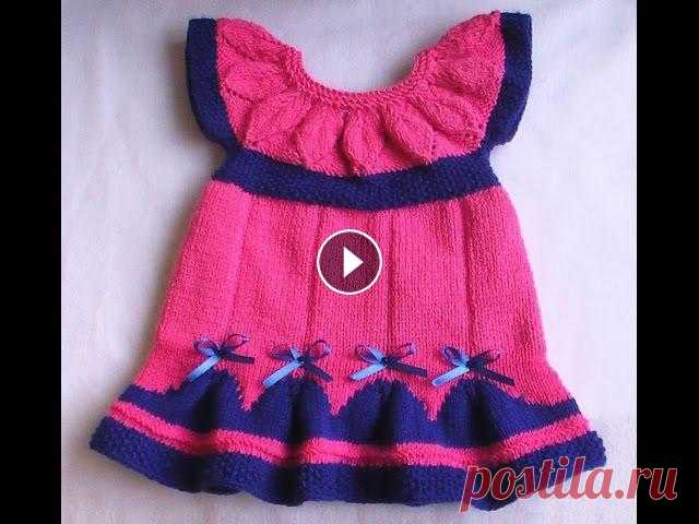 Детские Платья для Девочки Спицами 2019 / Children's Dresses for Girls / Kinderkleider für Mädchen Детские Платья для Девочки, Спицами связанные, прекрасно дополнят образ милой принцессы. Ваша малышка будет выглядеть восхитительно, если облачиться в...