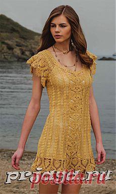 Схемы вязания платья крючком