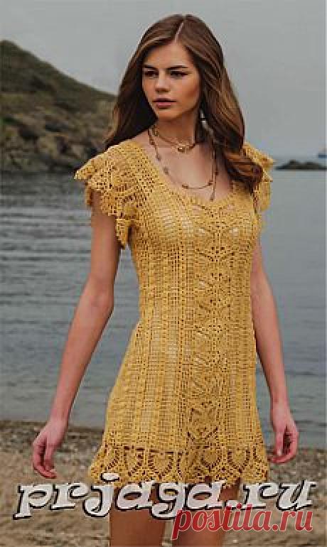 Схемы вязания платья крючком