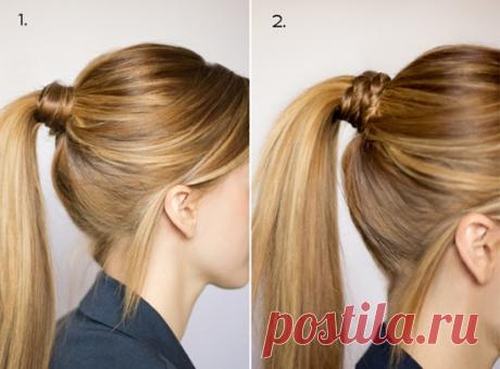 Хвост из волос (41 фото) на заколках: необычный, оригинальный, пышный, красивый, на крабе, с резинкой, видео-инструкция как сделать своими руками, разные варианты хвостиков из натуральных локонов,