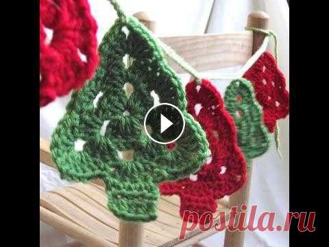 НОВОГОДНЯЯ ЁЛОЧКА крючком / CHRISTMAS TREE crochet Елочка, связанная крючком, станет прекрасным элементом новогоднего декора, который не только украсит дом, но и наполнит его душевностью и уютом, прису...