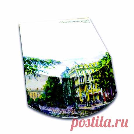 3D блок для записей "Дерибасовская улица", серия "Одесса": продажа, цена в Киевской области. стикеры, бумага для заметок от "Интернет-магазин эксклюзивных бумажных подарков" - 380699118