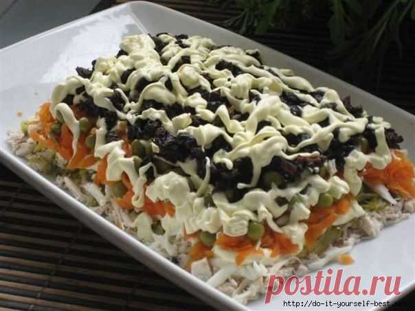 РЕЦЕПТ ЭТОГО САЛАТА БУДУТ ВЫПРАШИВАТЬ ВСЕ ГОСТИ. ОЧЕНЬ ВКУСНЫЙ