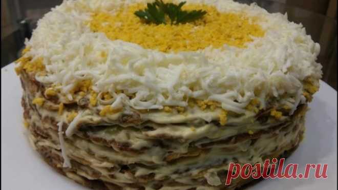 ОЧЕНЬ-ОЧЕНЬ ВКУСНЫЙ ПЕЧЕНОЧНЫЙ ТОРТ.