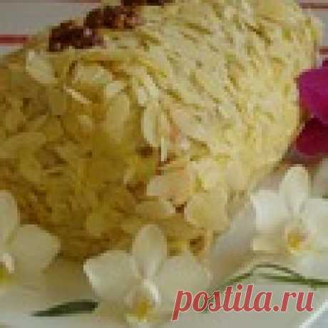 Миндальное полено из слоеного теста Кулинарный рецепт