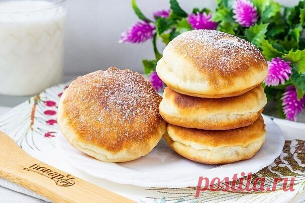 Мягкие и вкусные пышки на сметане