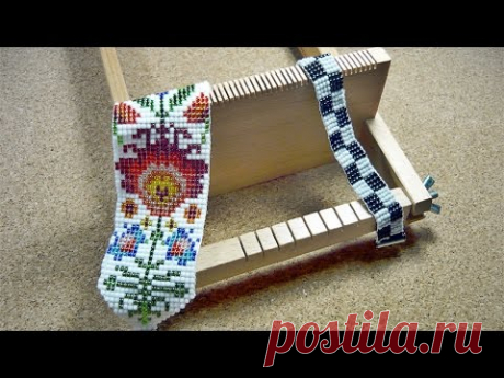 (57) Wyplatanie koralikami na krośnie - podstawy ★ TUTORIAL BEADING ★ - YouTube