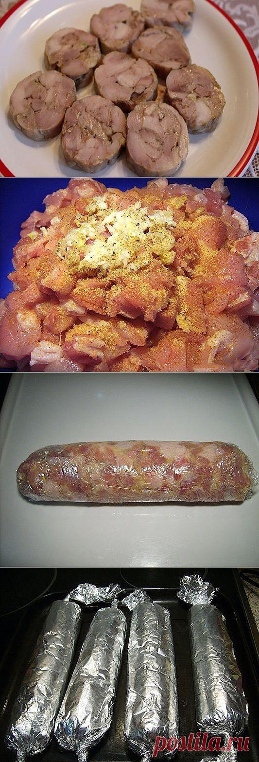 ДОМАШНЯЯ КУРИНАЯ  КОЛБАСА