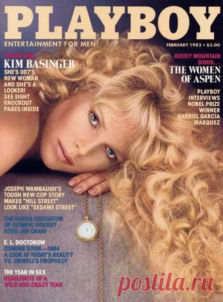 Первая обложка Ким Бейсингер для «Playboy», 1983 г.