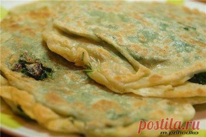 Бакинский ЛАВАШ со шпинатом.