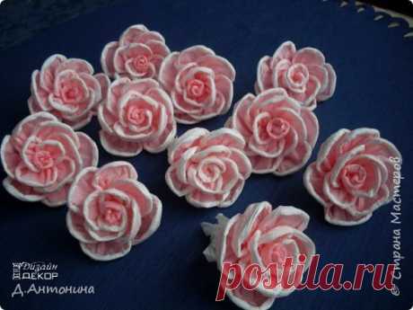 Розы из обычных бумажных салфеток. Мастер-класс 💐