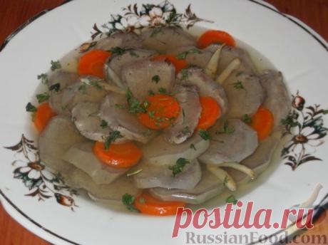 Рецепт: Язык заливной на RussianFood.com