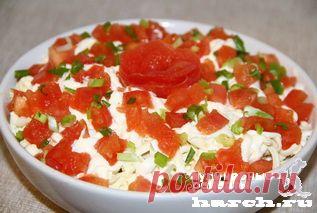 Салат из куриной печени с сыром и помидорами “Александр” | Харч.ру - рецепты для любителей вкусно поесть