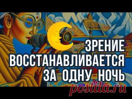 Зрение восстанавливается за одну эту ночь, мистическая тибетская практика.