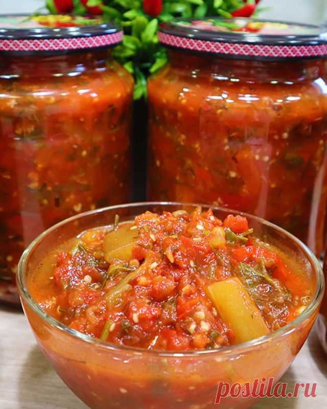 БАКЛАЖАНЫ С ПЕРЦЕМ НА ЗИМУ! ВСЕ БЕЗ УМА ОТ НИХ ! БАБУШКИН РЕЦЕПТ! ЯЗЫК ОТКУСИШЬ! — Домашние заботы